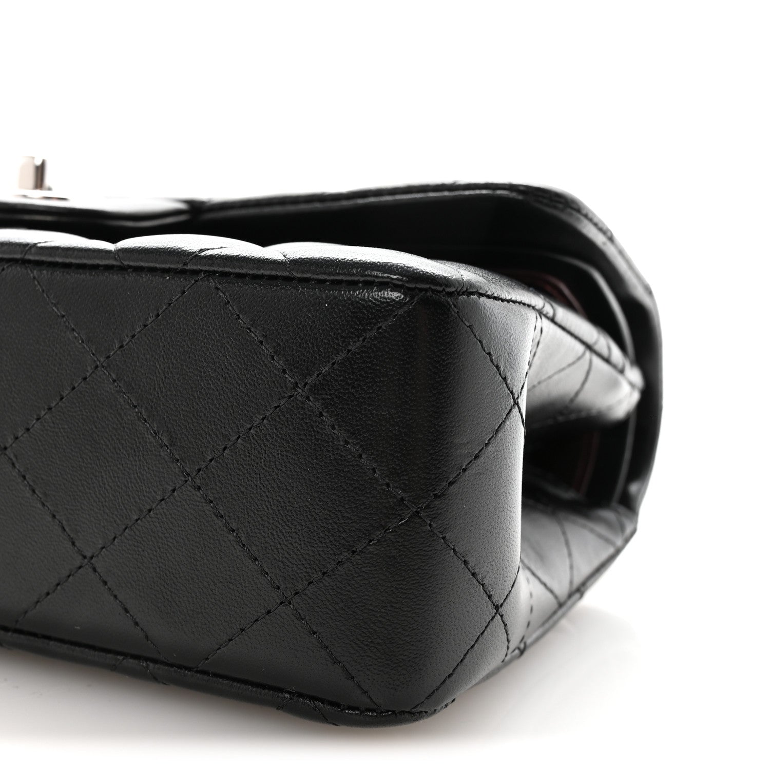 Chanel Lambskin Quilted Small Double Flap Black 11 of 12