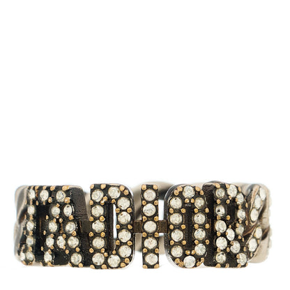 Christian Dior Metal Crystal J'Adior Ring 54 7 Silver 1 of 4