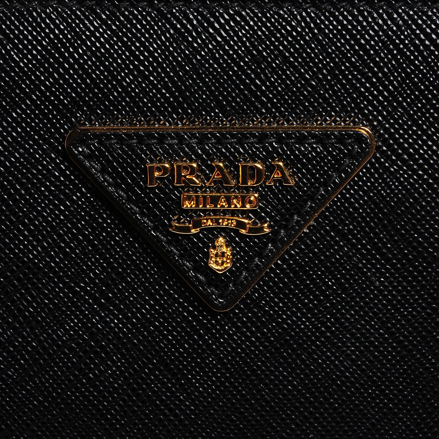 Prada Saffiano Lux Small Double Zip Tote Nero Black 10 of 10