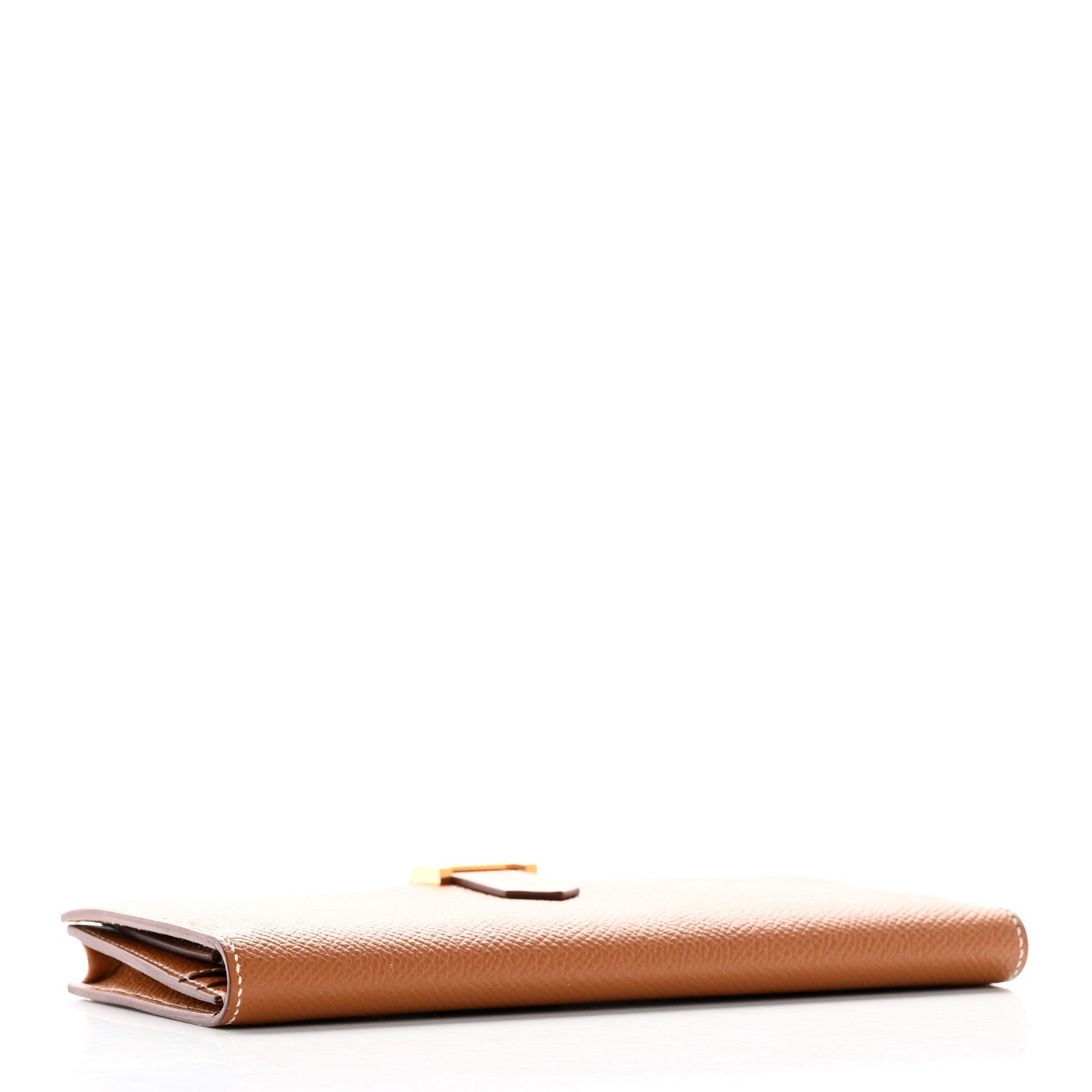 Hermes Epsom Bearn Gusset Wallet Gold 4 of 9