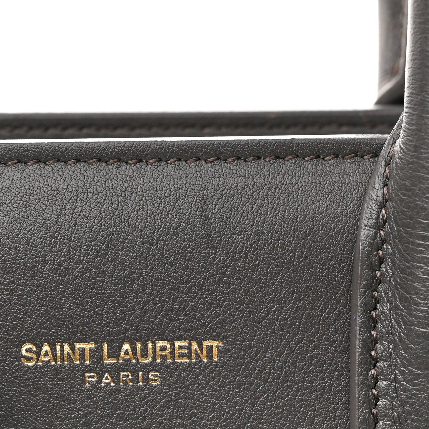 Saint Laurent SAINT LAURENT Calfskin Nano Sac De Jour Fog 11 of 12