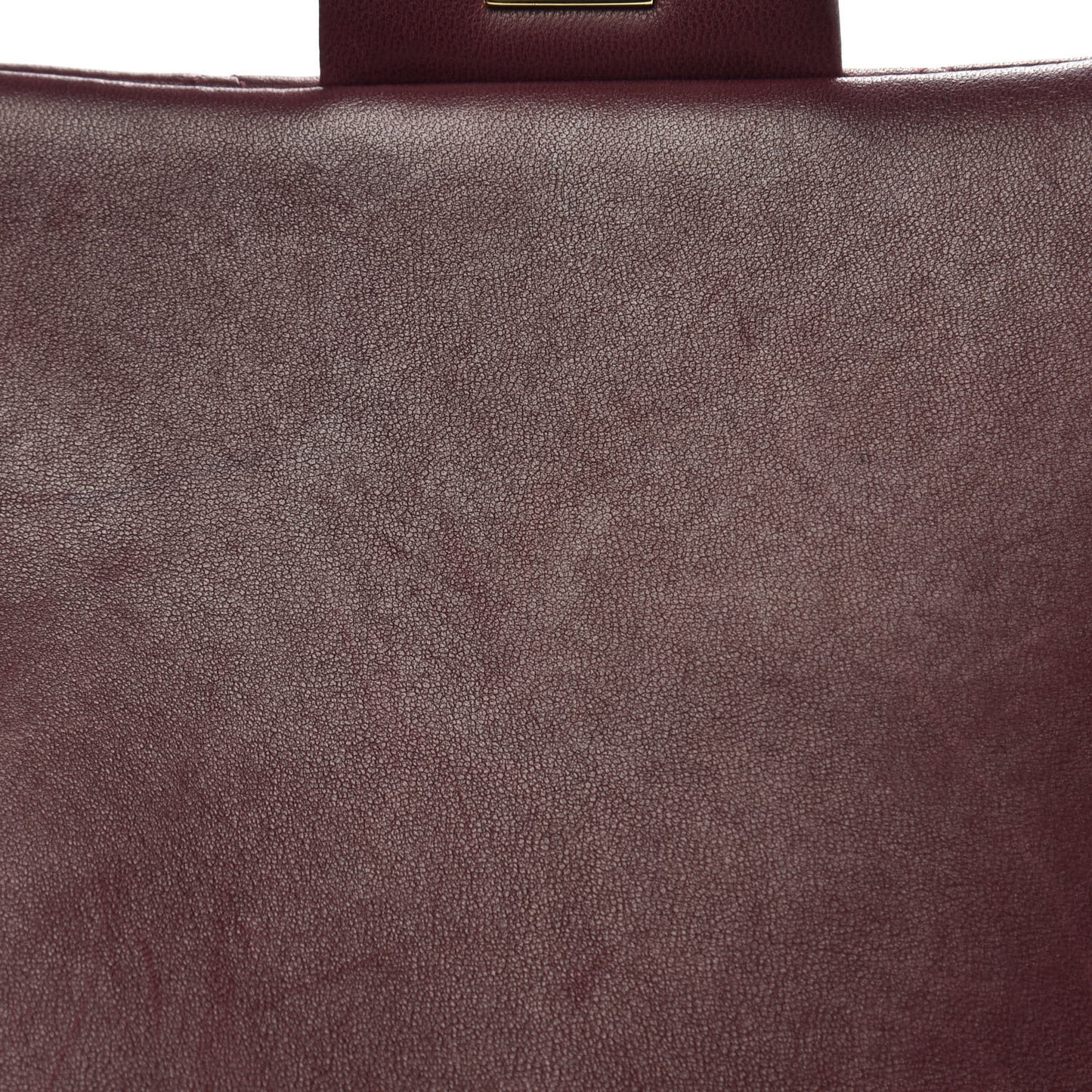 Lambskin Quilted Clutch With Chain Flap Bordeaux