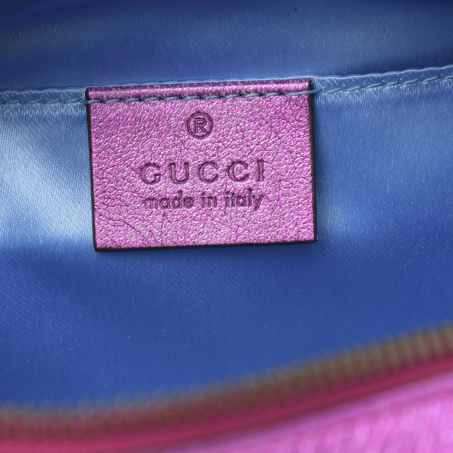 Laminated Nappa Matelasse Small GG Marmont Chain Shoulder Bag Fuxia Rosso Rosa