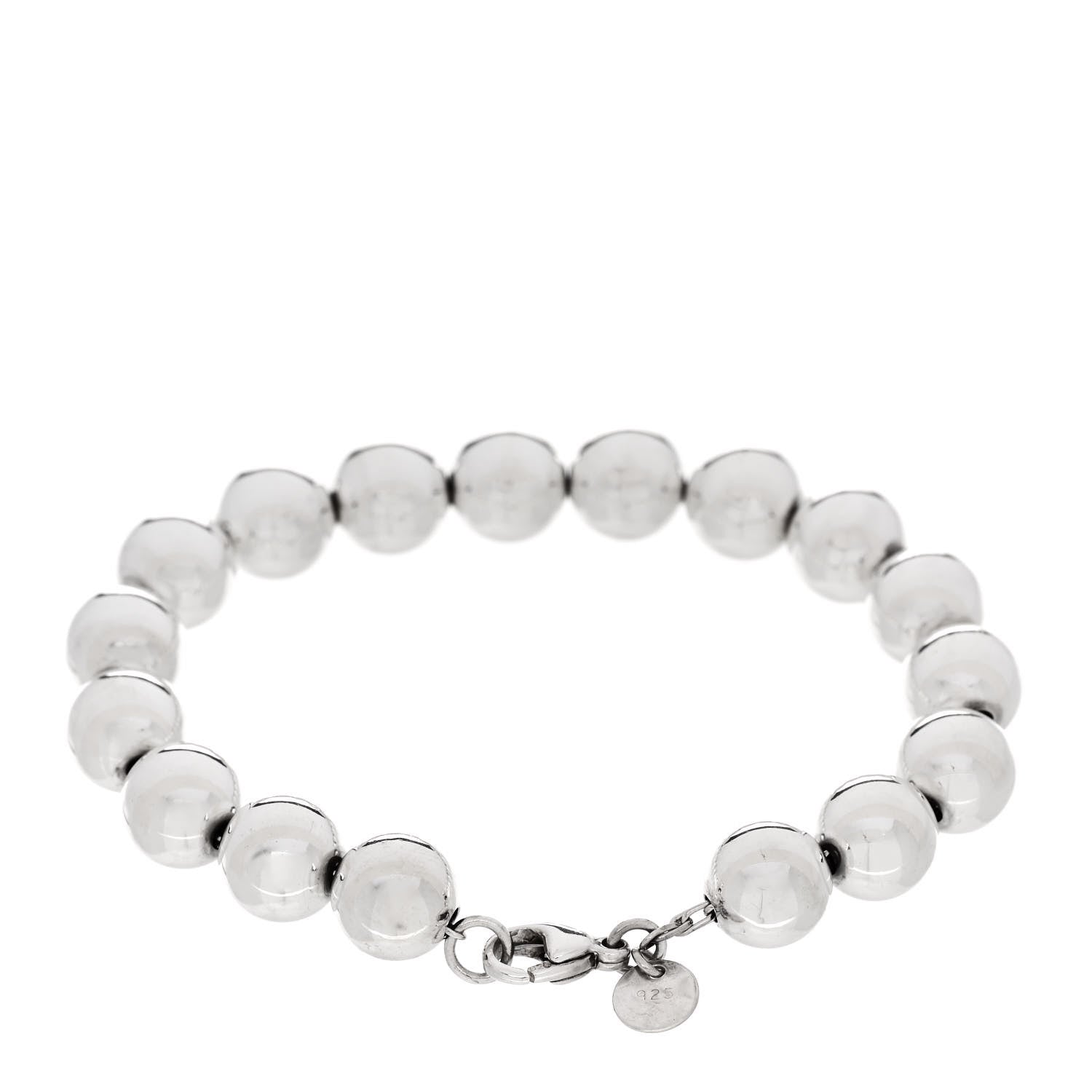 Tiffany Sterling Silver 10mm HardWear Ball Bracelet 2 of 4