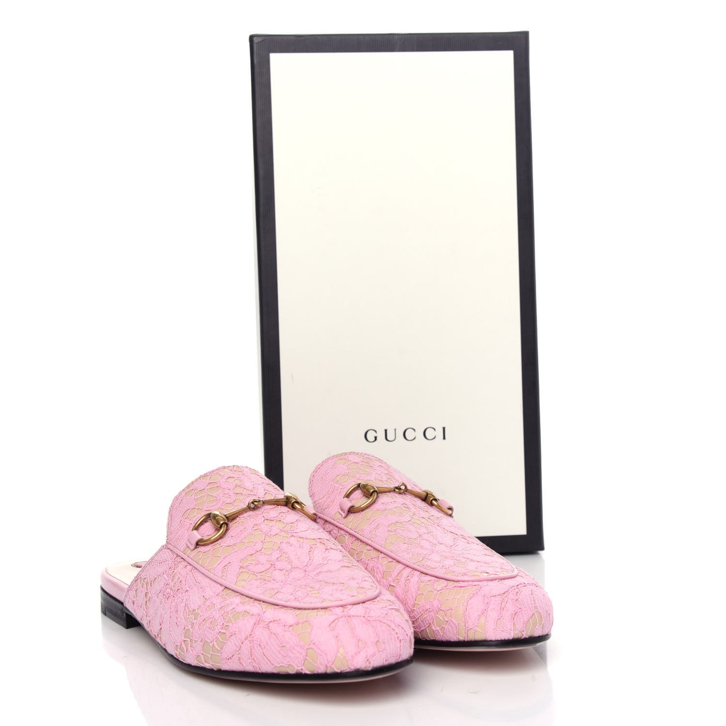 Lace Malaga Kid Womens Princetown Slippers 39 Sugar Pink Skin Rose