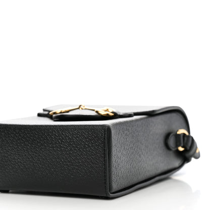 Gucci Dollar Calfskin Vertical Horsebit 1955 Crossbody Bag Black 9 of 10