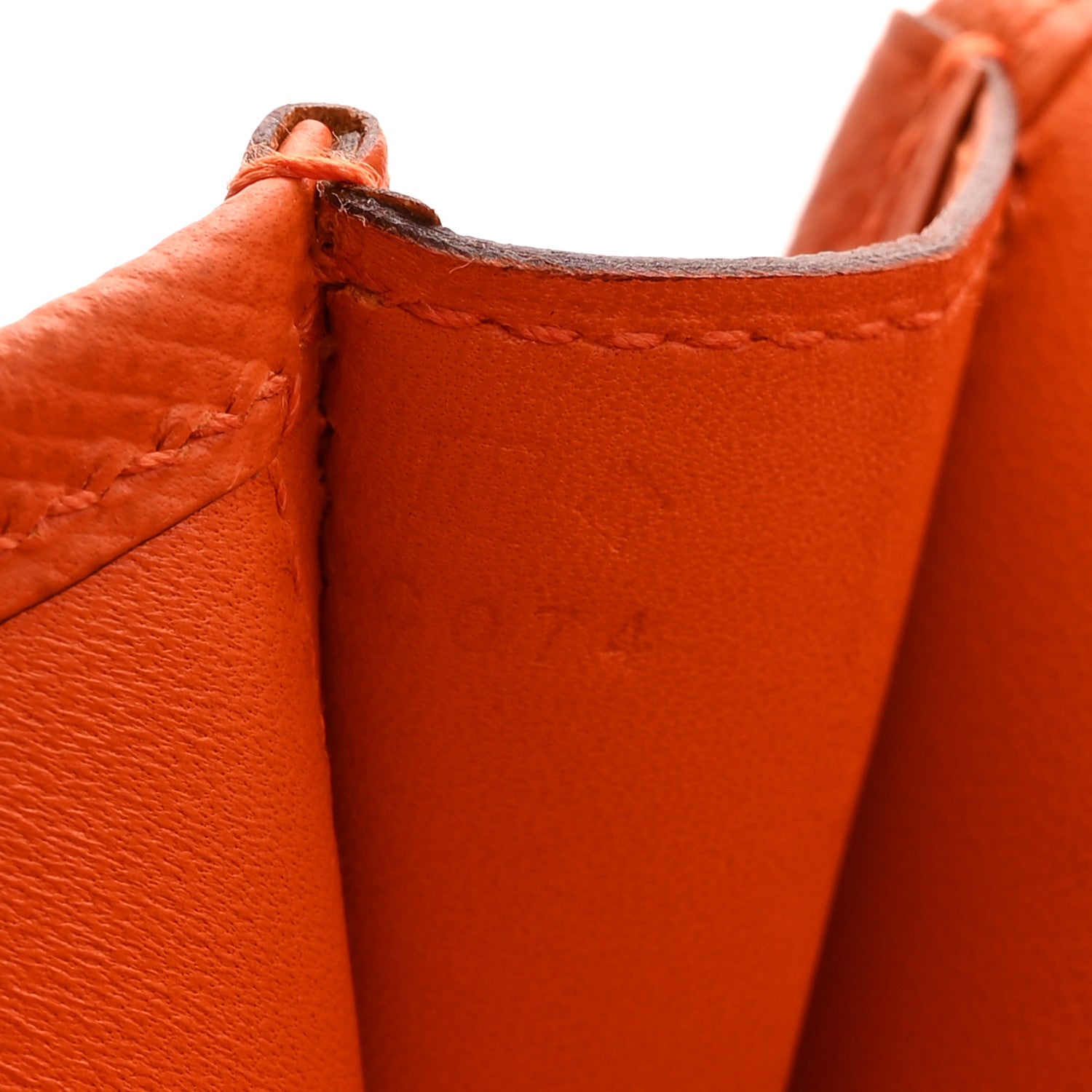 Hermes Epsom Jige Elan 29 Clutch Orange 7 of 10