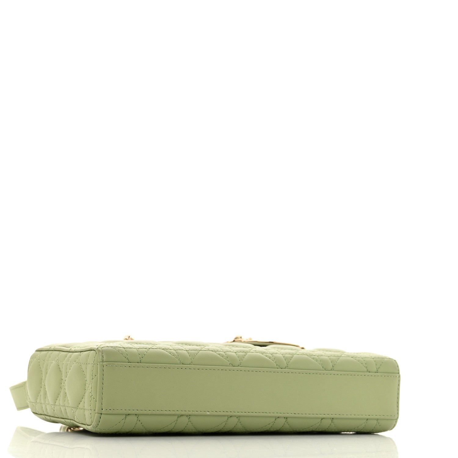 Christian Dior Lambskin Cannage Medium Lady D-Joy Pastel Peyote Green 4 of 12