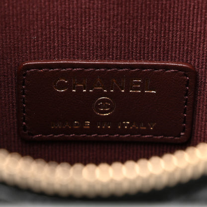 Chanel Caviar Quilted Phone Holder With Chain Black 6 of 11