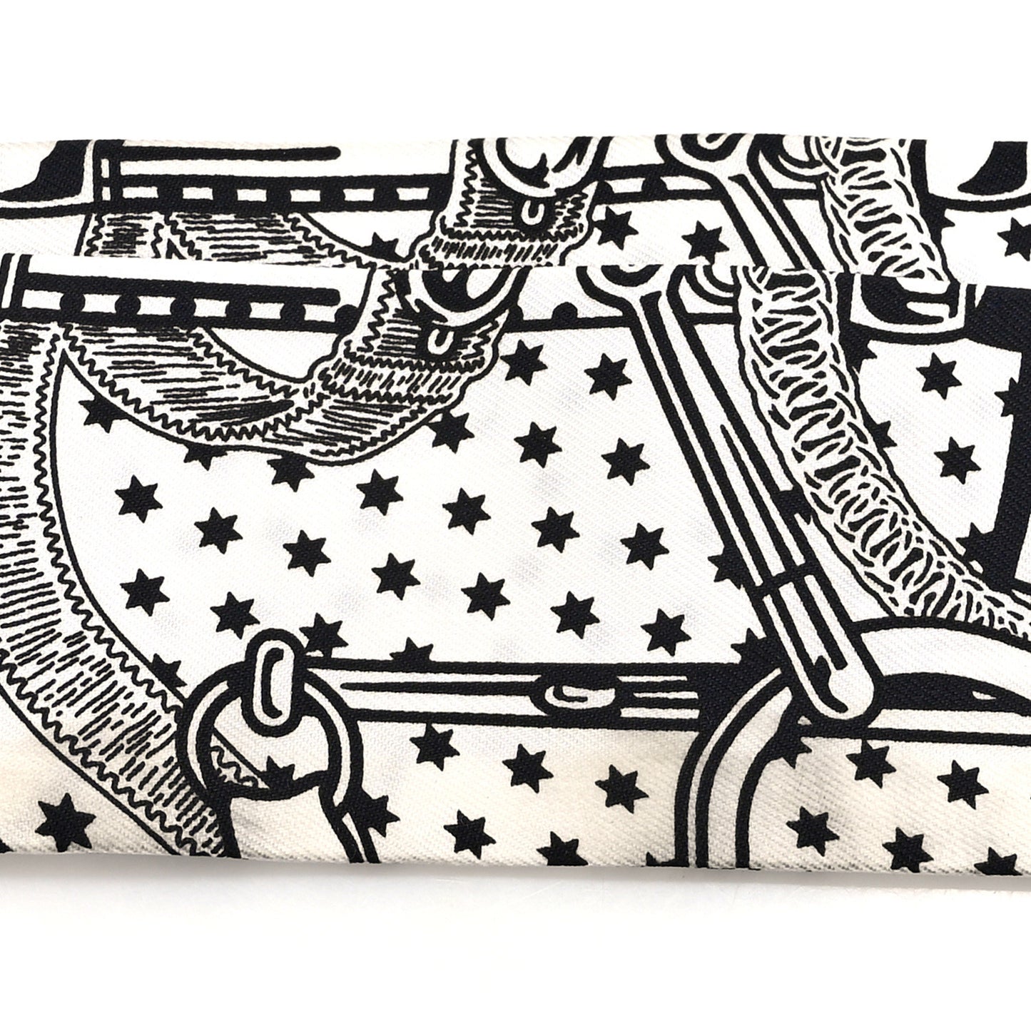 Silk Eperon d'Or Cut Twilly White Marine Black