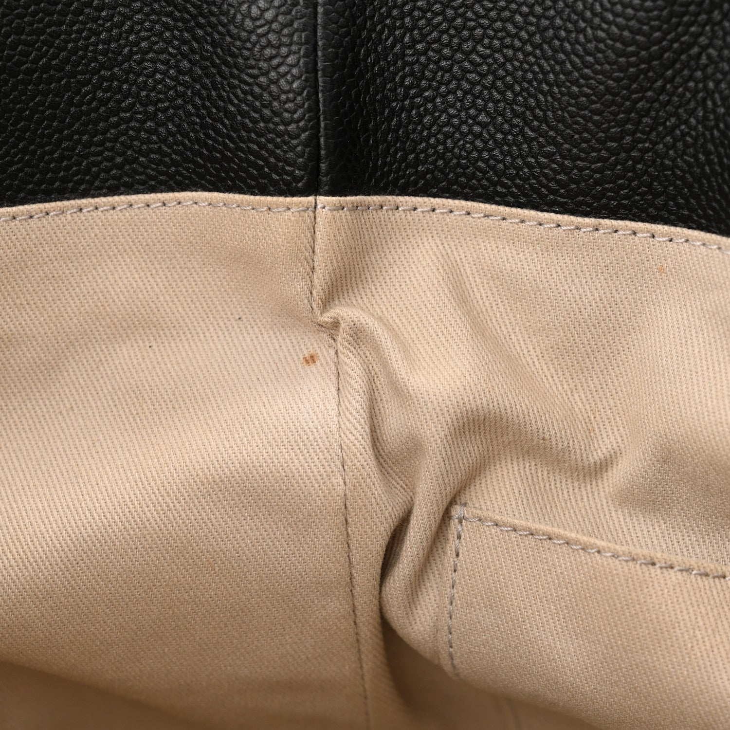 Chanel Glazed Calfskin Medium Deauville Tote Black 13 of 15