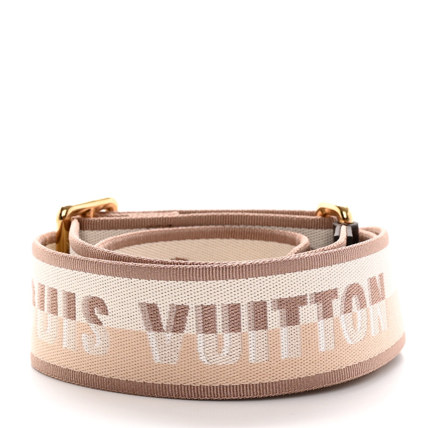 Louis Vuitton Jacquard Speedy Bandouliere 20 Shoulder Strap Beige Brown 2 of 5