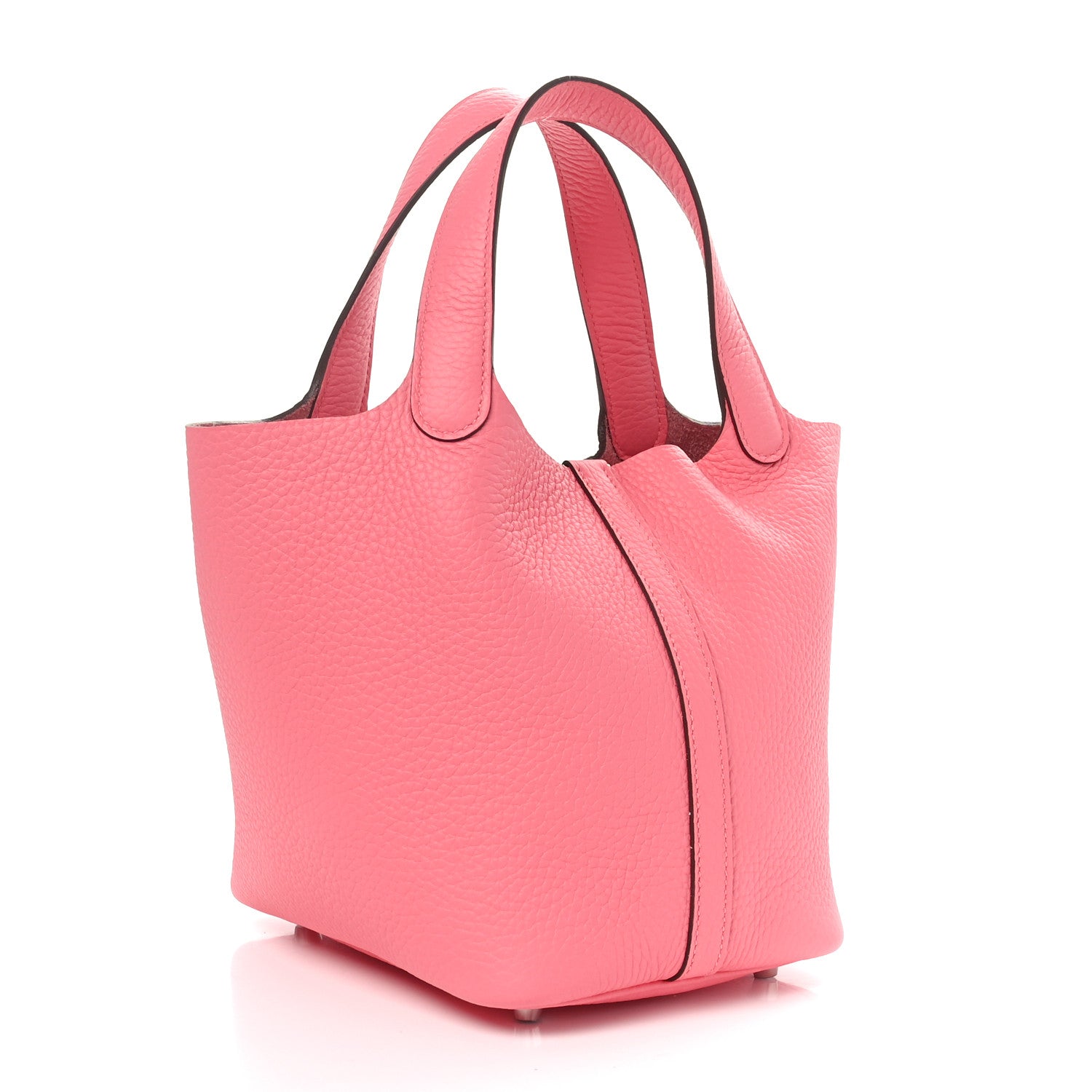 Hermes Taurillon Clemence Picotin Lock 18 PM Rose Azalee 2 of 11