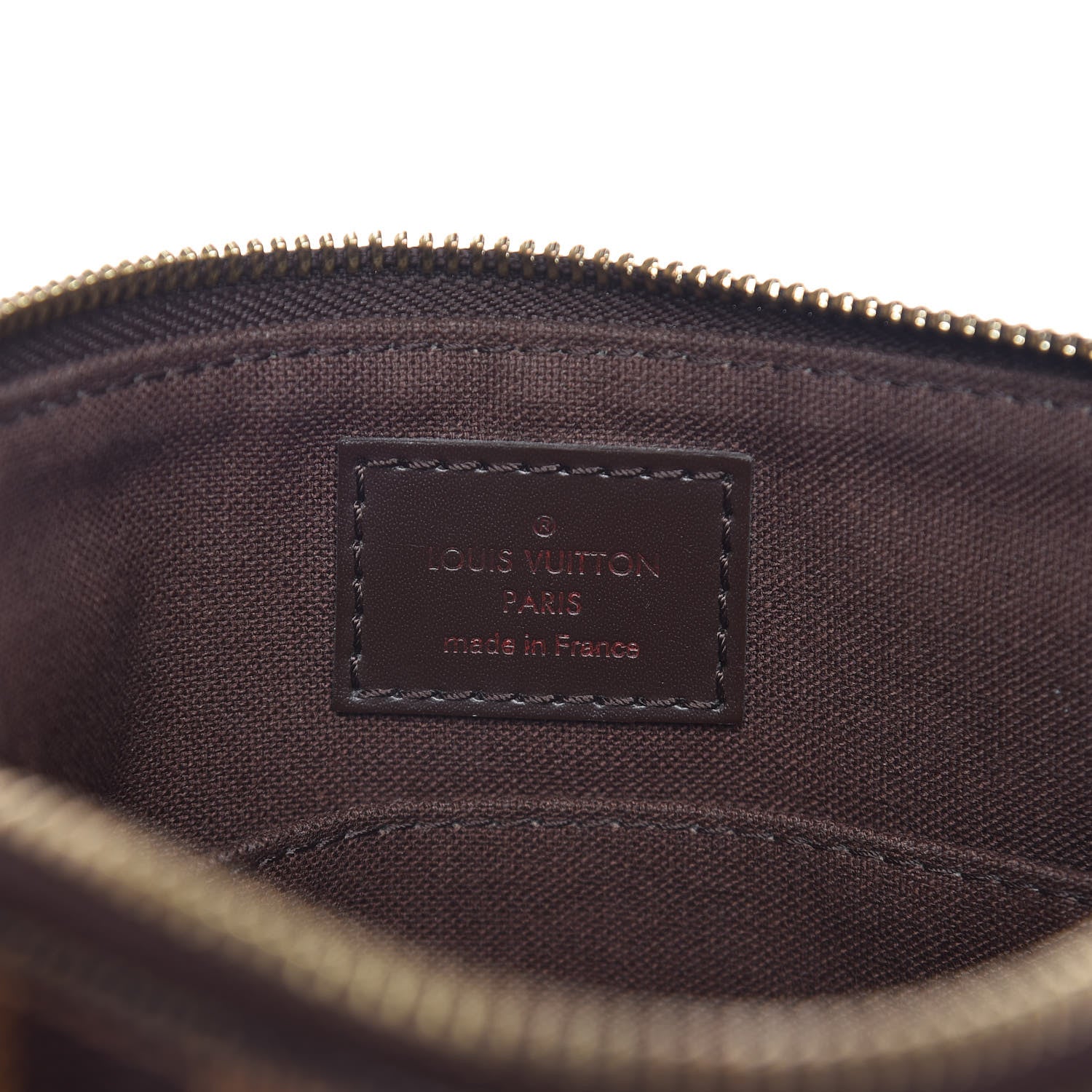 Louis Vuitton Damier Ebene Brooklyn Flat Pochette 6 of 10