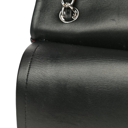 Chanel Lambskin Quilted Jumbo Double Flap Black 12 of 22