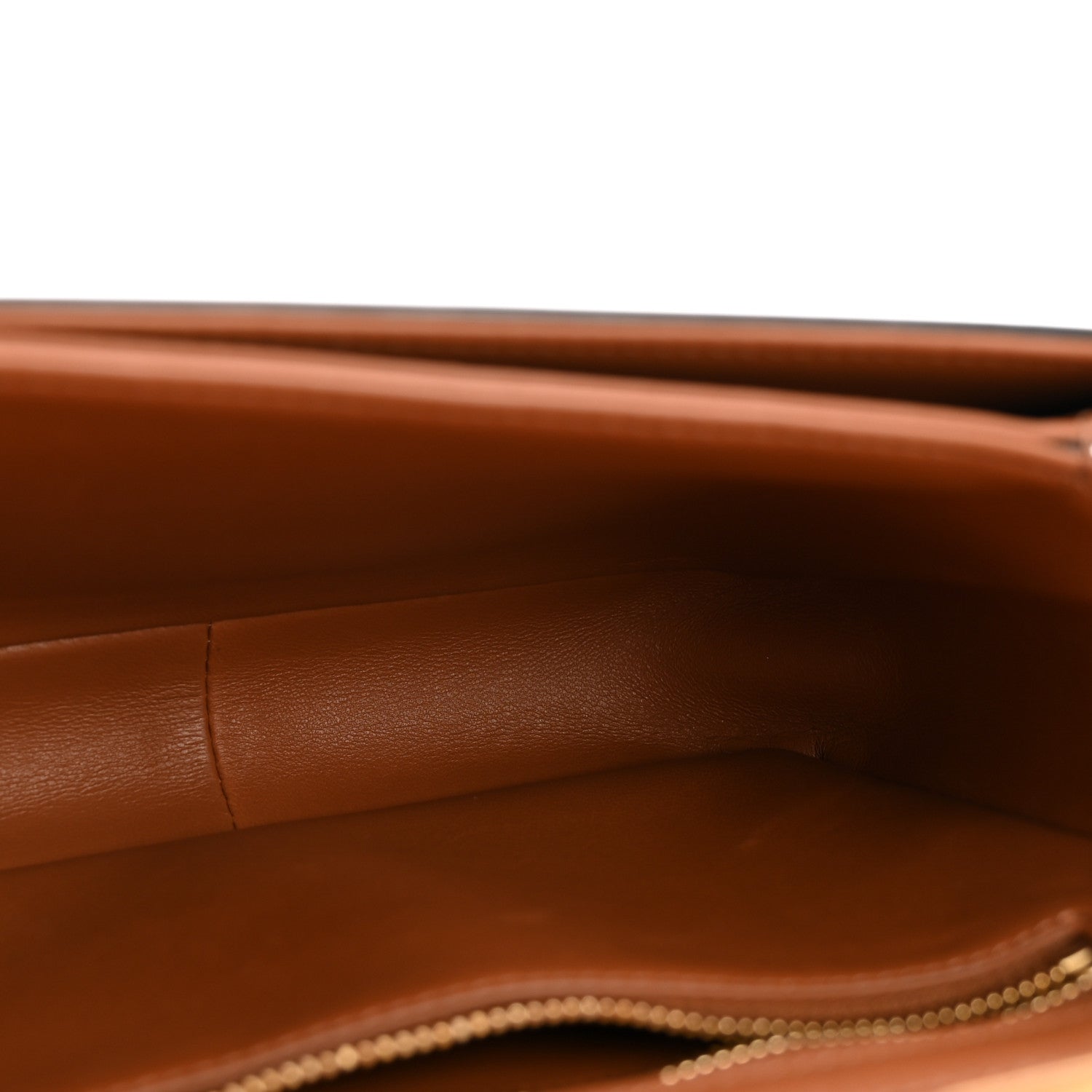 Celine Calfskin Triomphe Canvas Teen Triomphe Bag Tan 5 of 13