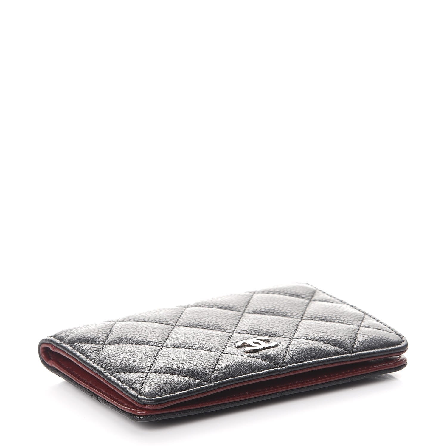 Chanel Caviar Quilted Flap Card Holder Black 4 of 8