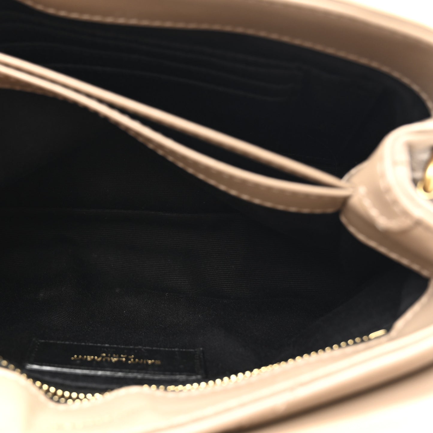 Calfskin Y Quilted Monogram Toy Loulou Crossbody Bag Dark Beige