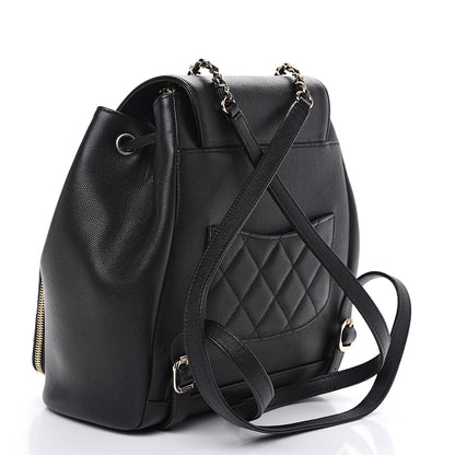 Chanel Caviar Quilted Business Affinity Backpack Black 2 of 8