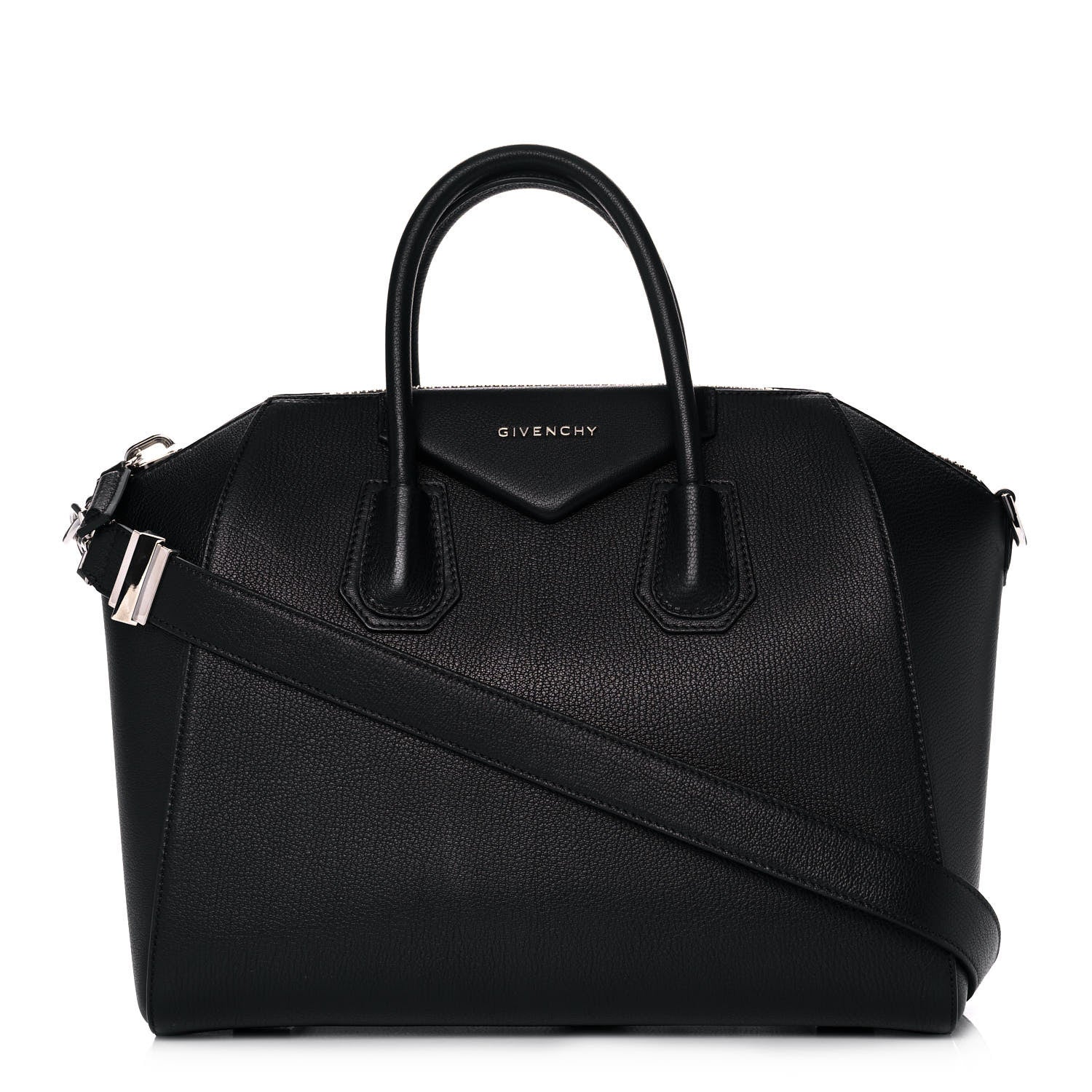 Givenchy Sugar Goatskin Medium Antigona Black 1 of 16