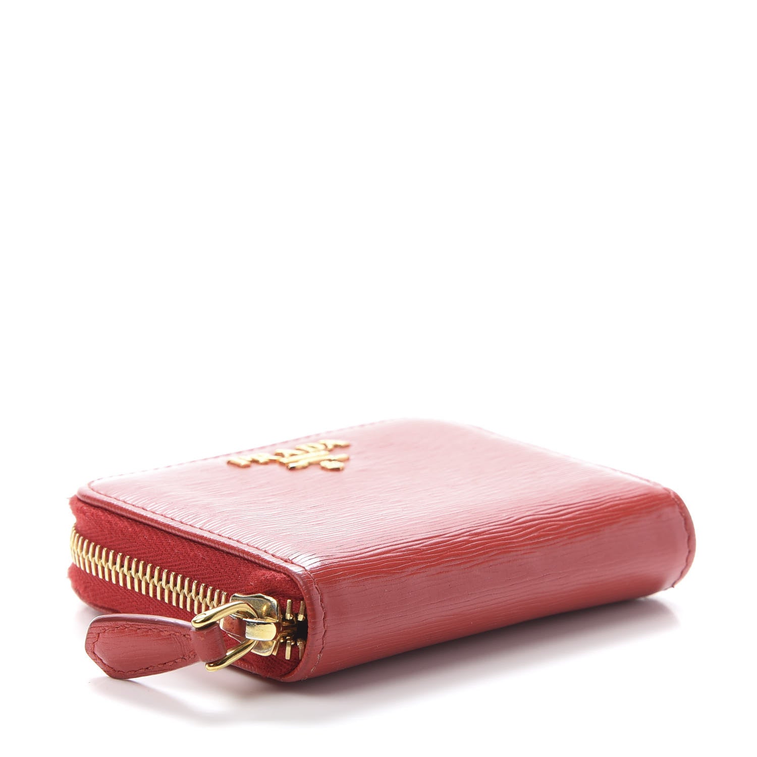Prada Vitello Move Metal Coin Purse Lacca 4 of 8