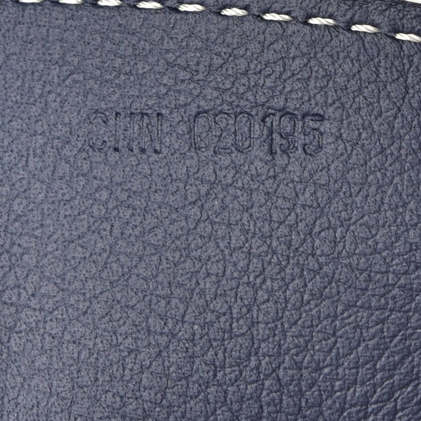 Calfskin Bag Clip Navy