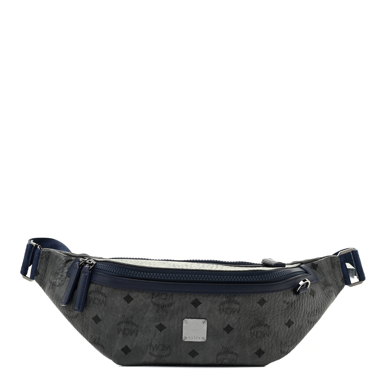 MCM Visetos Medium Belt Bag Phantom Grey 1 of 9