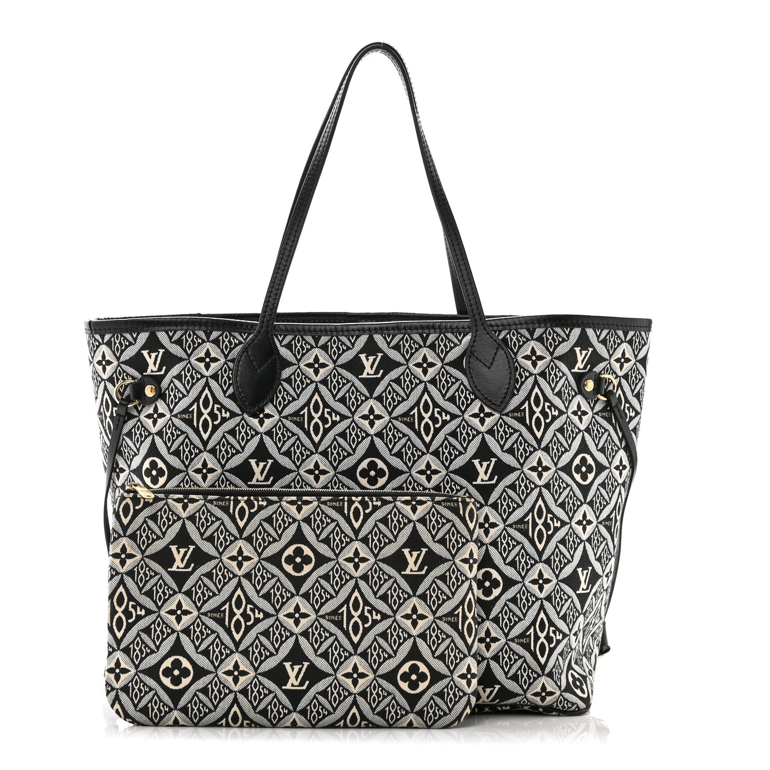 Louis Vuitton Jacquard Since 1854 Neverfull MM Grey 1810276