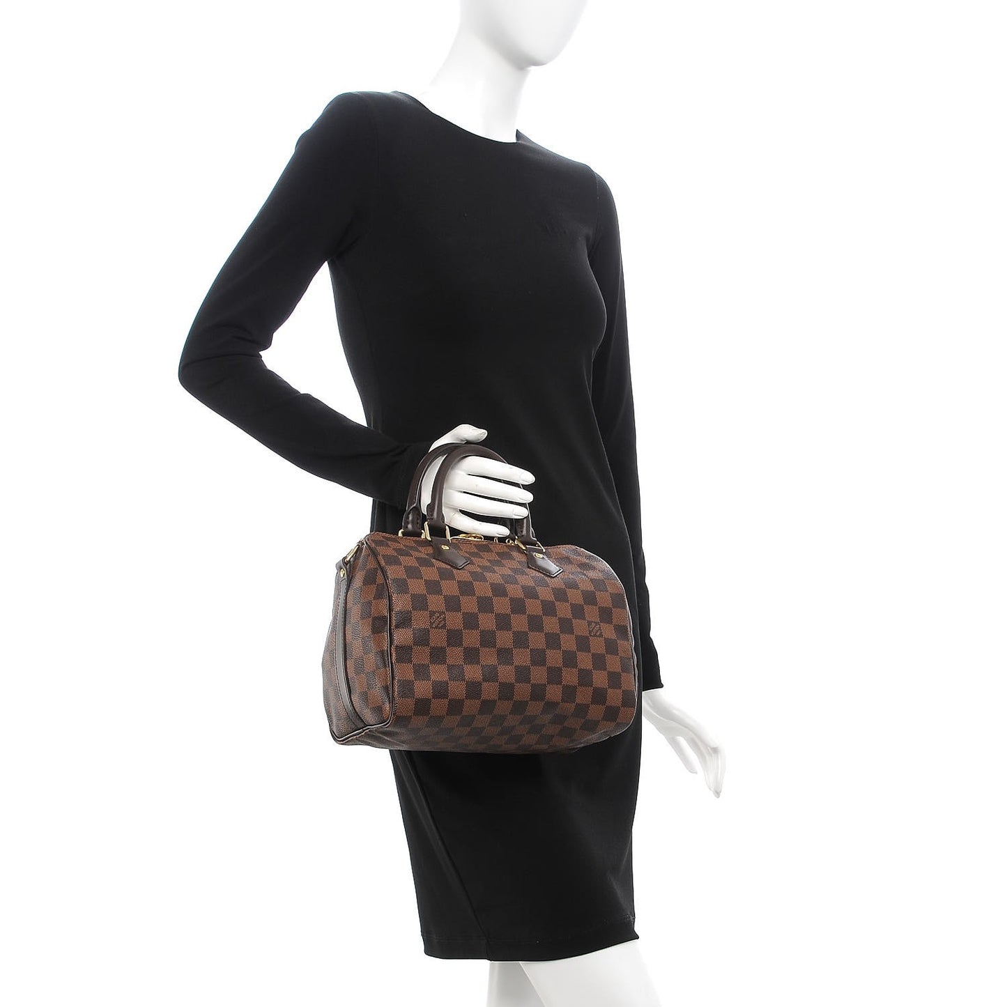 Damier Ebene Speedy Bandouliere 25
