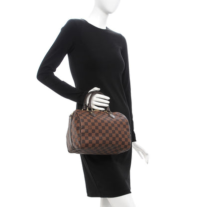 Louis Vuitton Damier Ebene Speedy Bandouliere 25 3 of 9