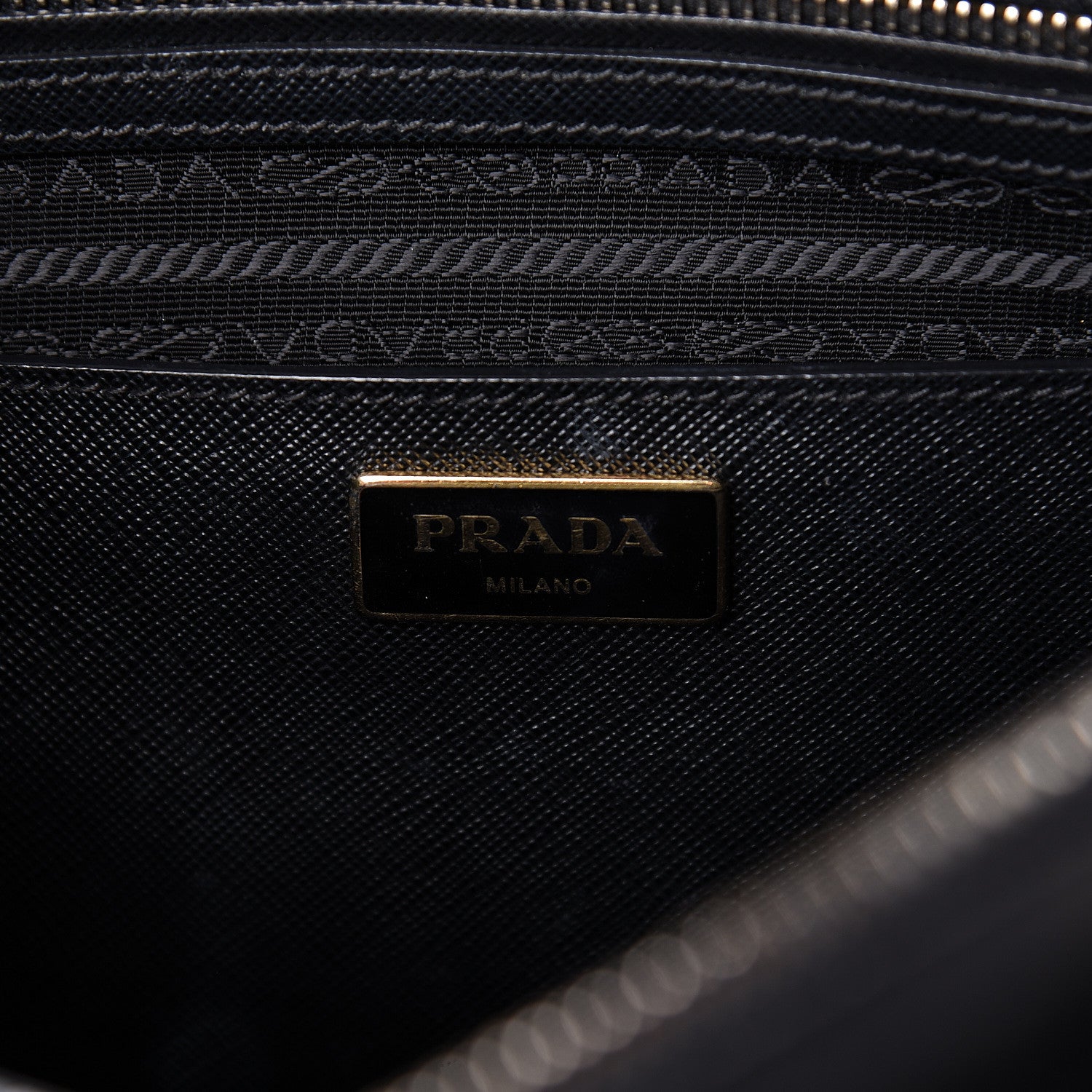 Prada Saffiano Medium Galleria Double Zip Tote Black 8 of 26