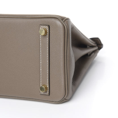 Hermes Taurillon Novillo Birkin 25 Etoupe 10 of 11