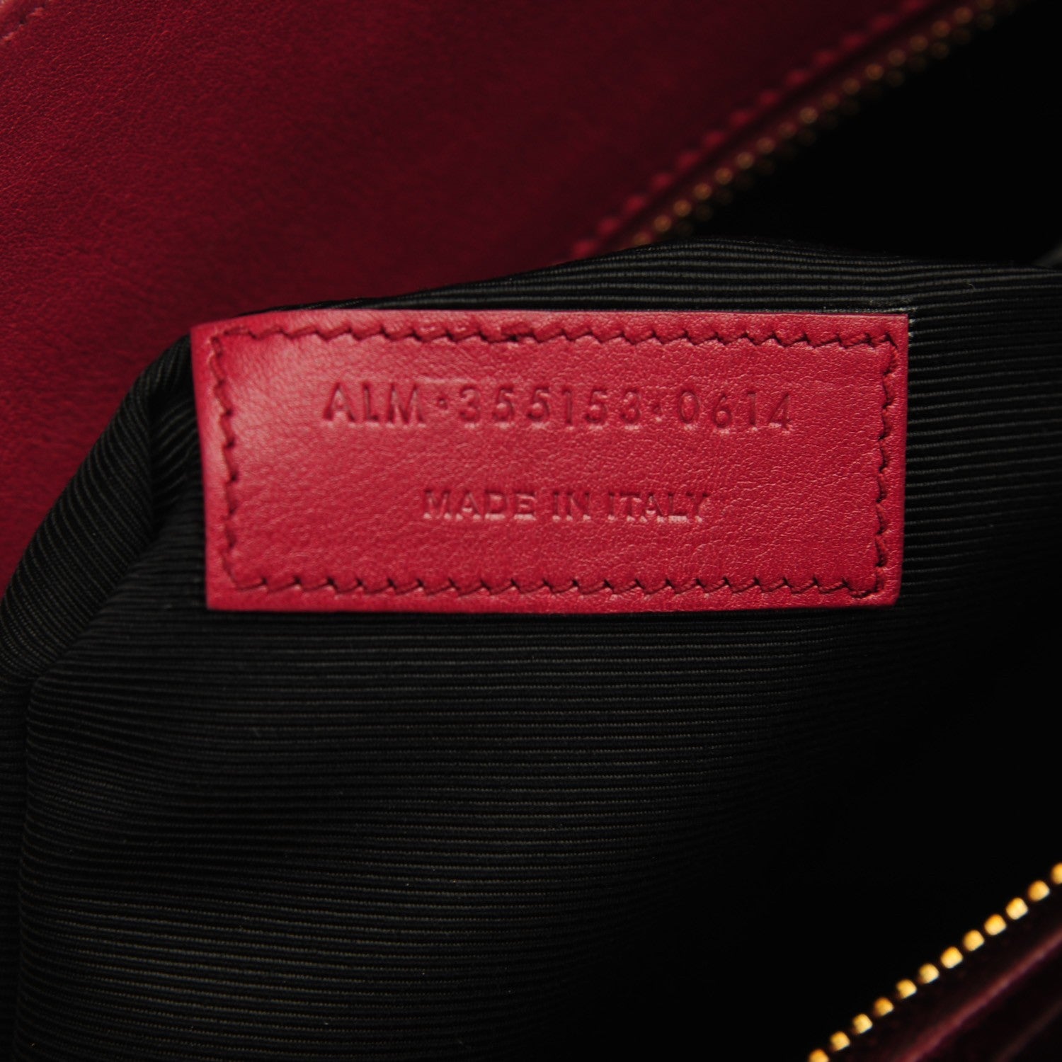 Saint Laurent Calfskin Small Sac De Jour Oxblood 7 of 8