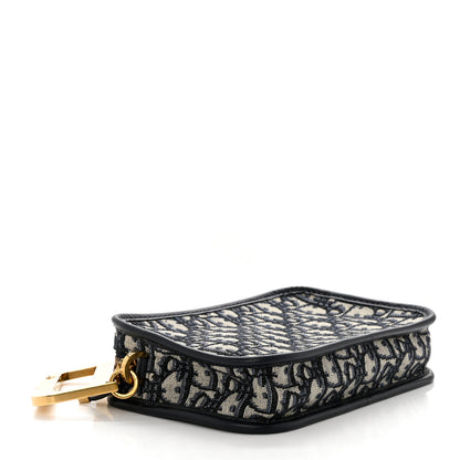 Christian Dior Oblique Diorquake Clutch Blue 4 of 7