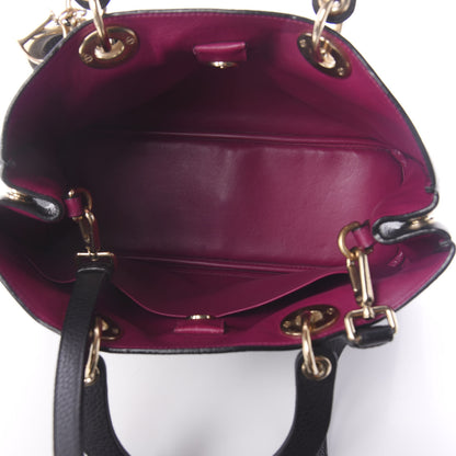 Christian Dior Bullcalf Medium Diorissimo Tote Black Rose Indien 5 of 10