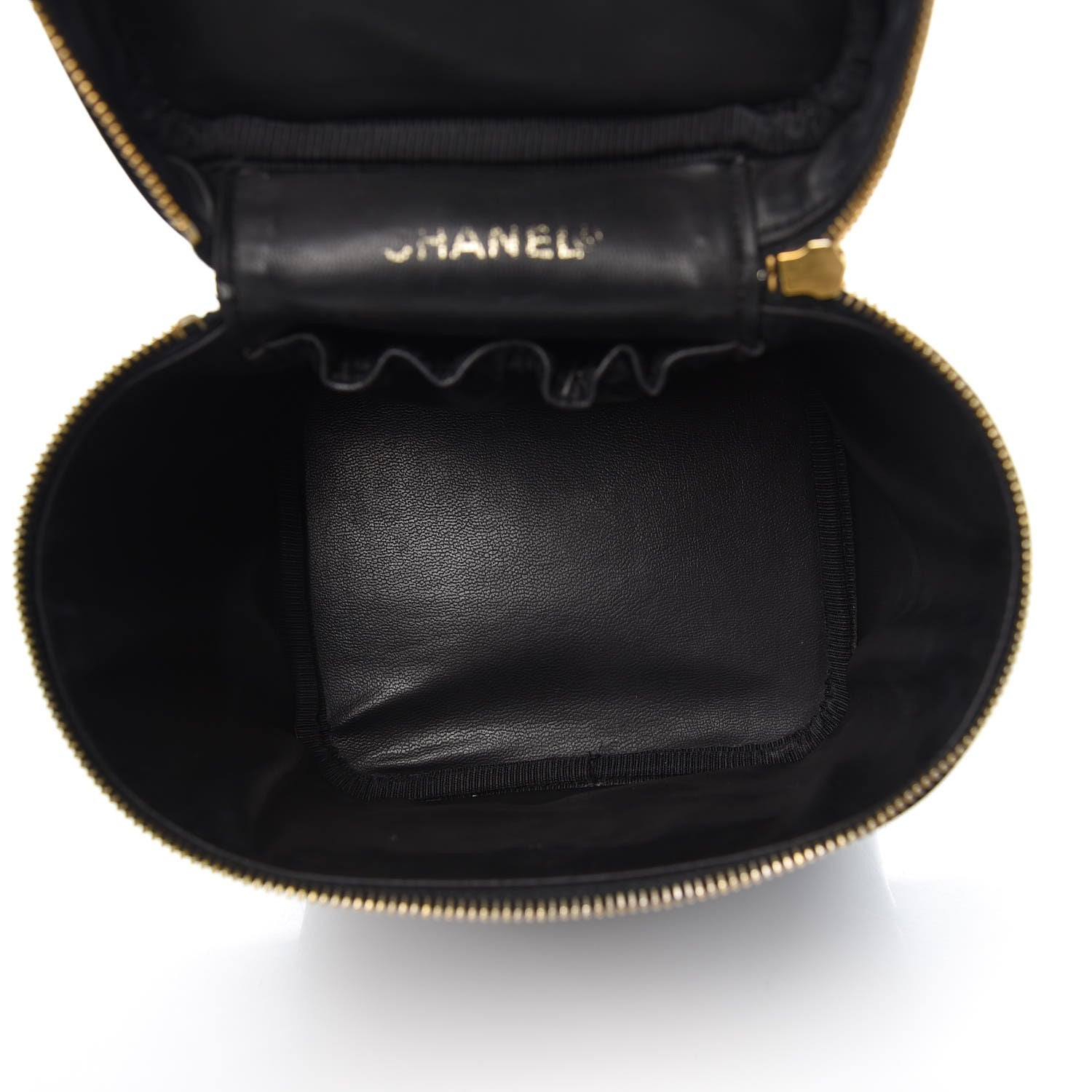 Chanel Patent Vanity Cosmetic Case Black 5 of 11