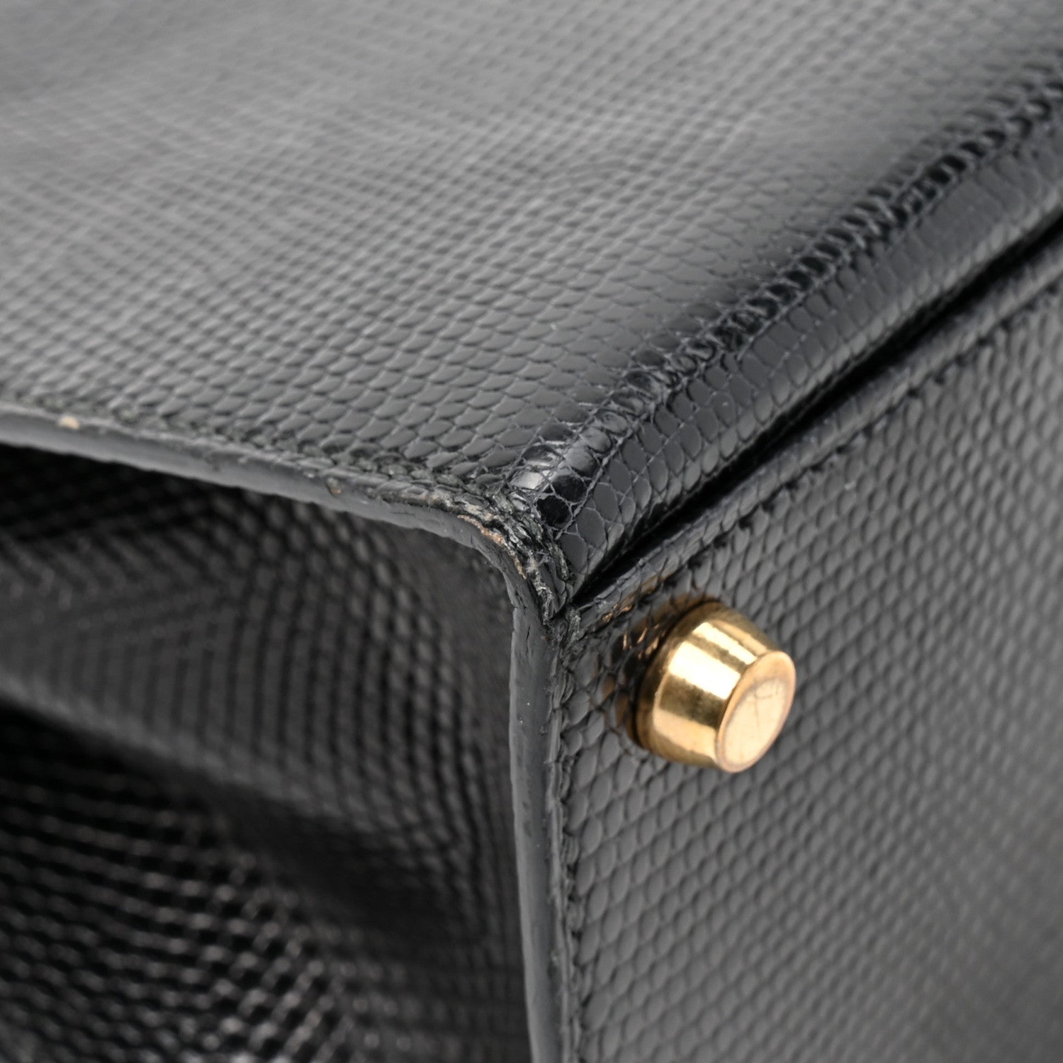 Hermes Lizard Mini Kelly Sellier 20 Black 12 of 16