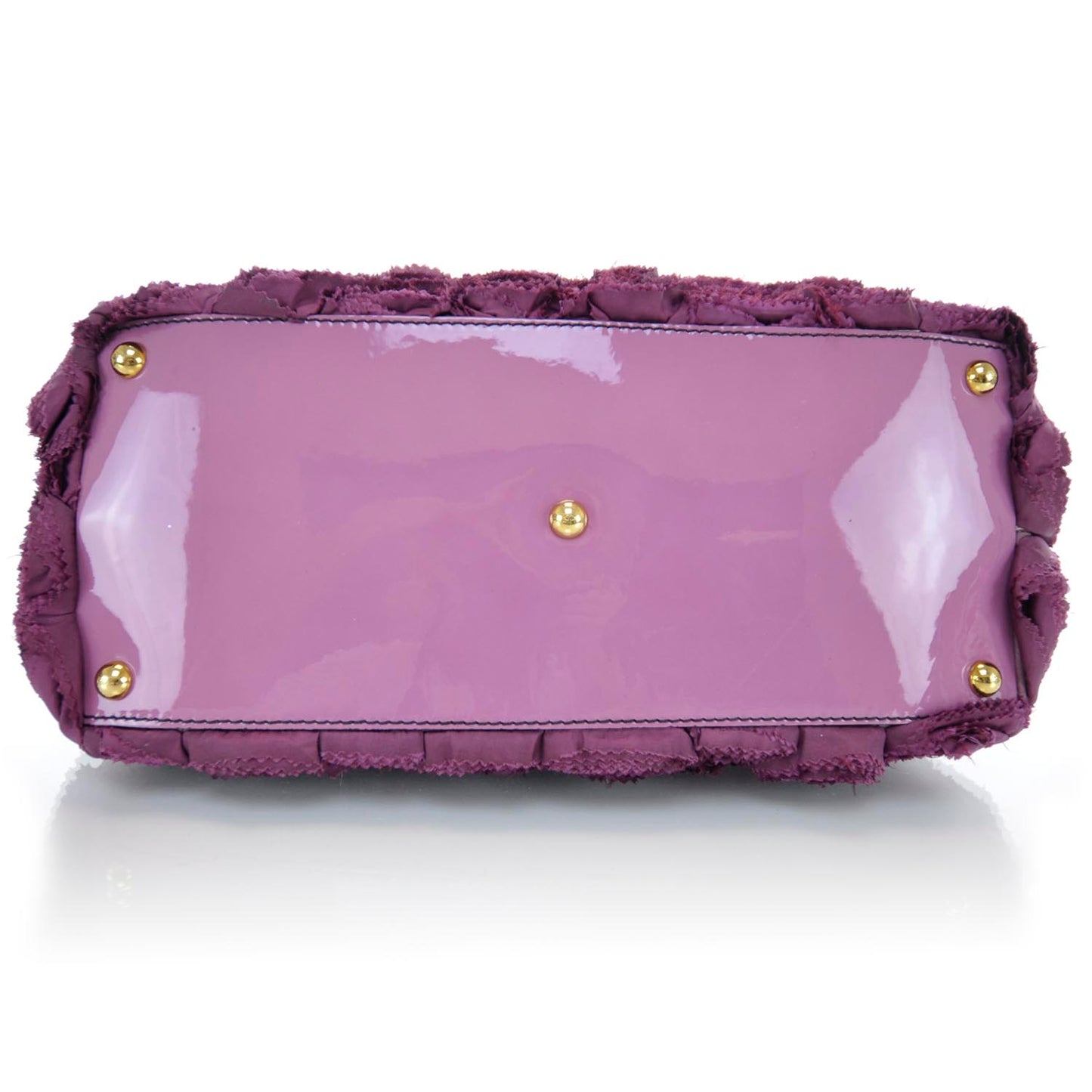 Satin Twill Rosette Tote