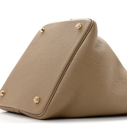 Hermes Taurillon Clemence Picotin Lock 22 MM Trench 10 of 14