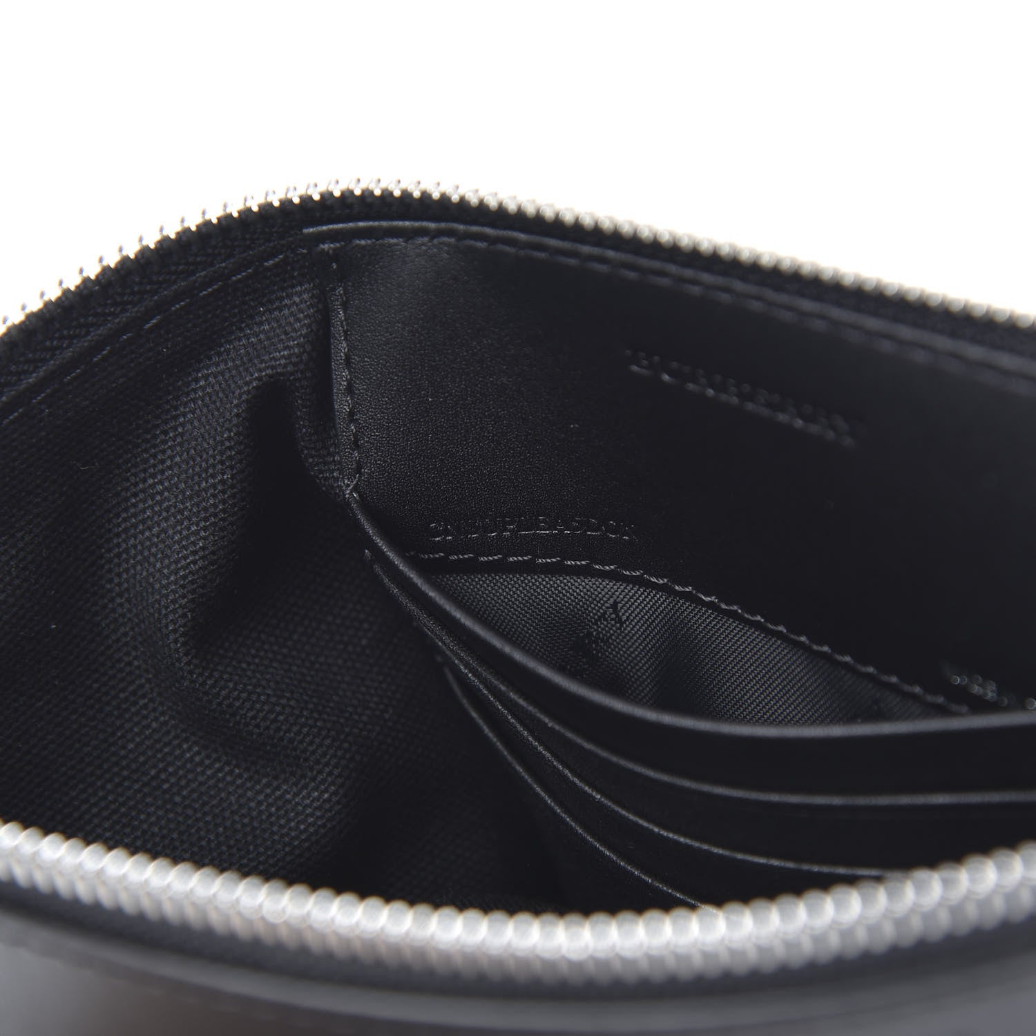 Burberry Mega Check Peyton Crossbody Clutch Bag Black 8 of 12