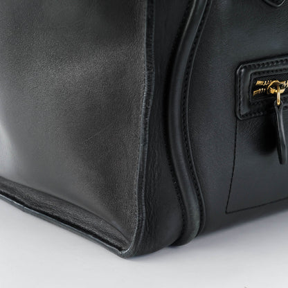 Celine Smooth Calfskin Mini Luggage Black 9 of 12