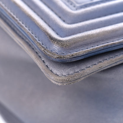 Chanel Lambskin Quilted Large Boy Flap Light Blue 8 of 29