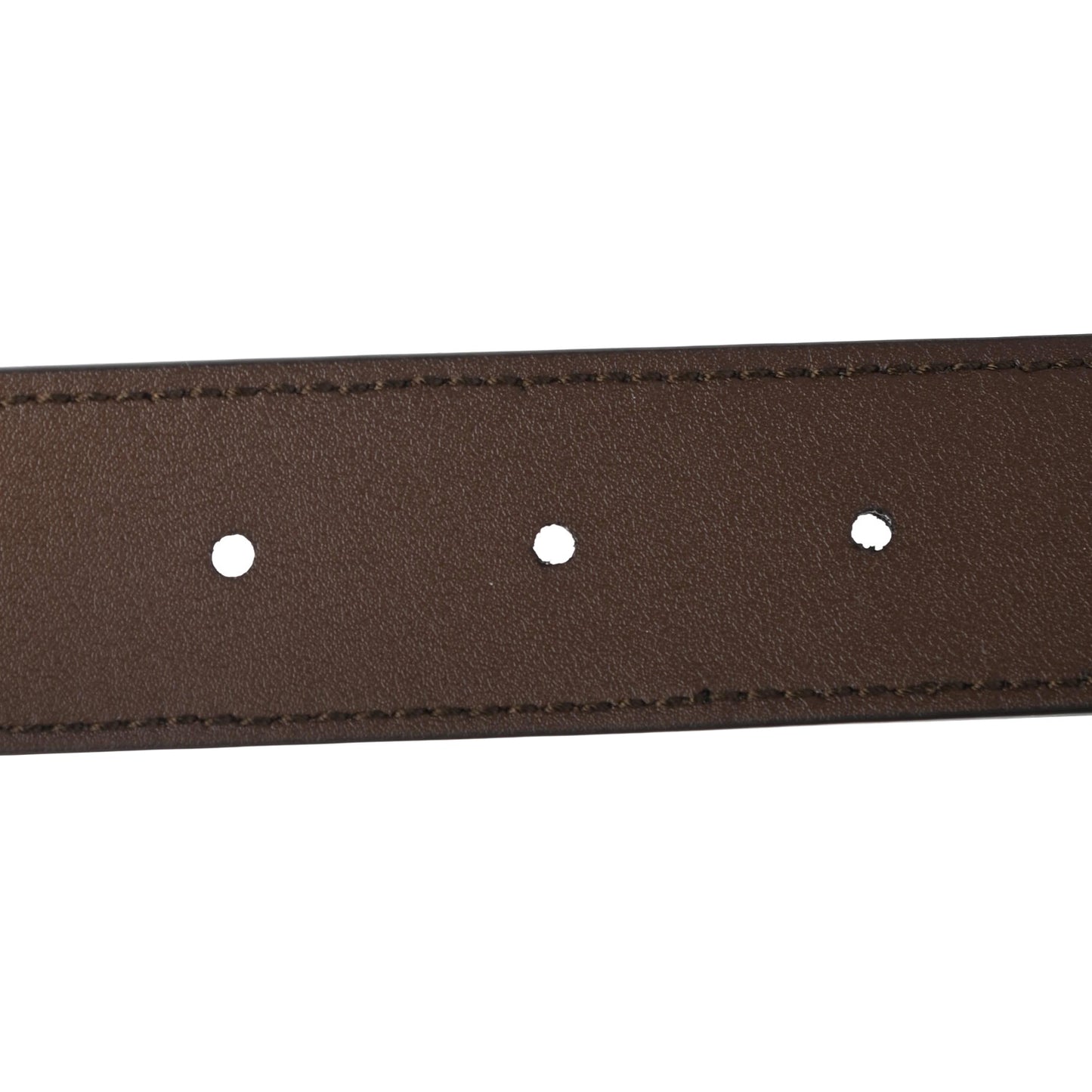 GG Supreme Monogram Matte Plutone Calfskin Double G 30mm Belt 90 36 Beige Ebony New Acero