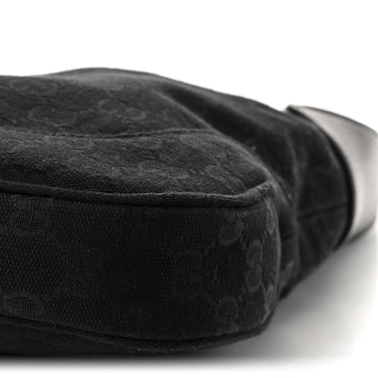 Gucci Monogram Goatskin Medium Jackie 1961 Hobo Black 10 of 10