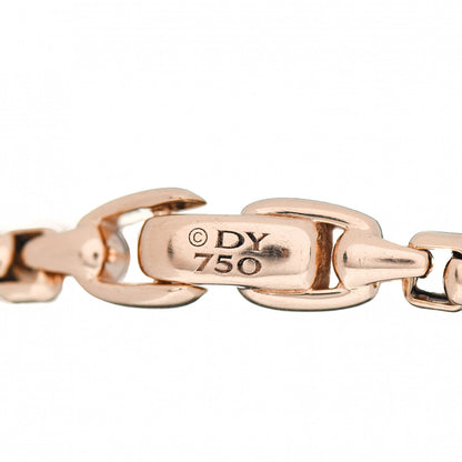 David Yurman 18K Rose Gold 5mm Box Chain Bracelet 4 of 4