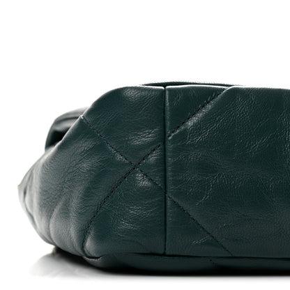 Chanel Goatskin Quilted Medium Chanel 19 Flap Dark Blue 9 of 14
