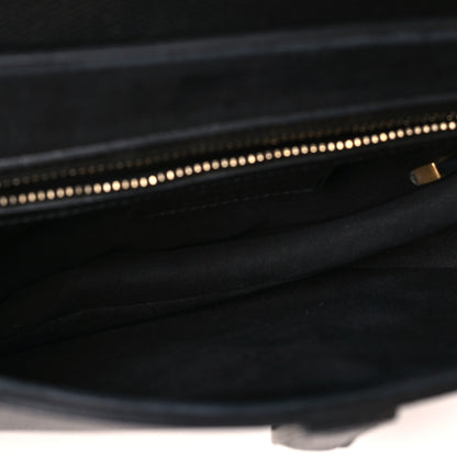 Christian Dior Grained Calfskin Saddle Bag Black 5 of 11
