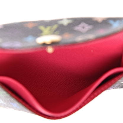 Louis Vuitton Monogram Multicolor Business Card Holder Black Grenade 5 of 6