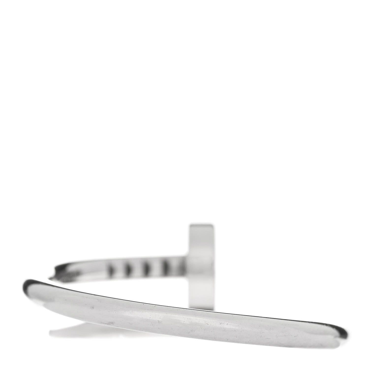 Cartier 18K White Gold Small Juste Un Clou Ring 52 6 3 of 6