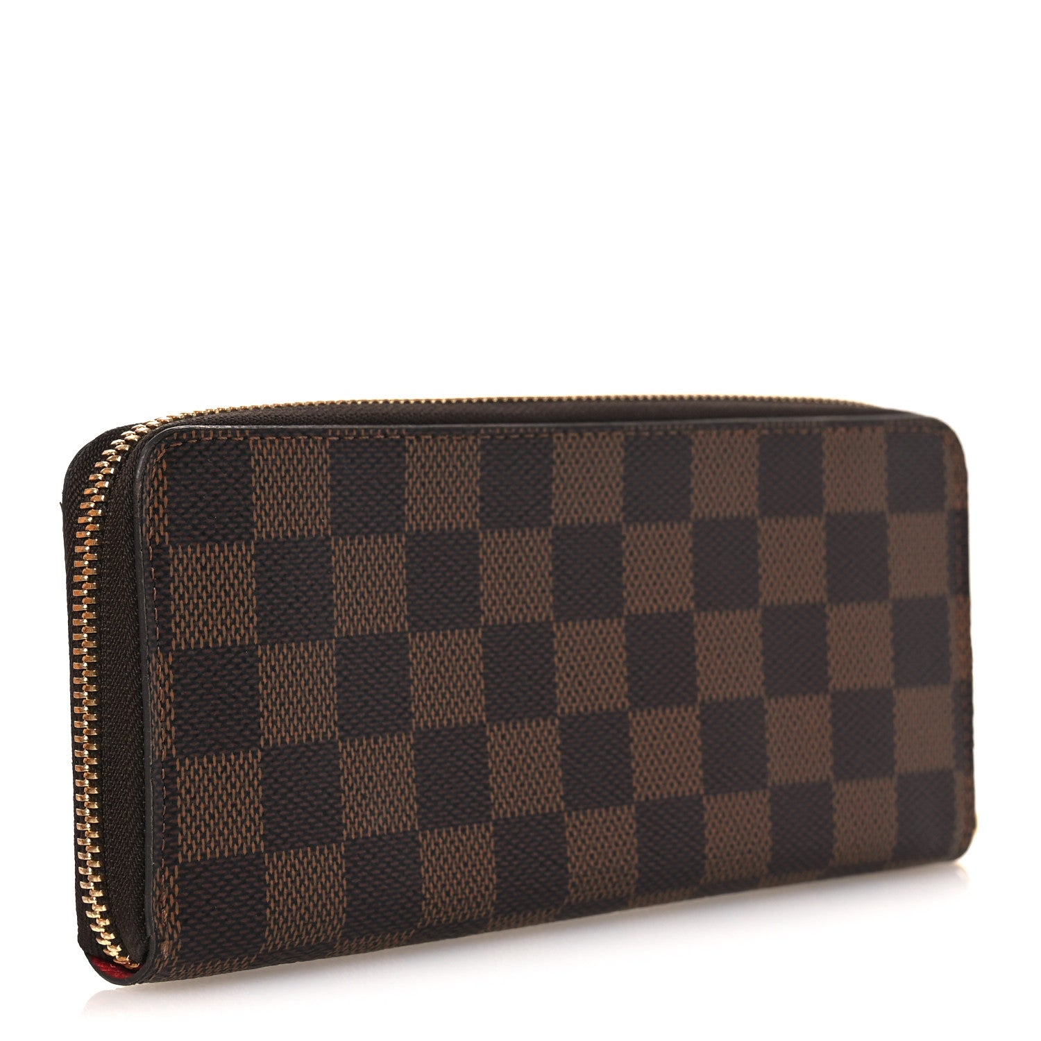 Louis Vuitton Damier Ebene Clemence Wallet Cherry 3 of 8